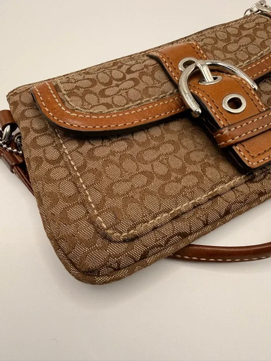 Vintage Coach Y2K SoHo Signature Wristlet Wallet - Picture 9 of 11